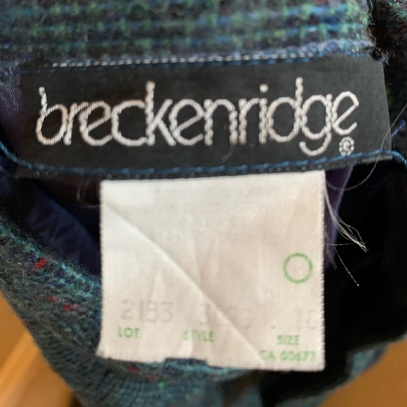 Vintage Breckenridge Wool Tweed Midi Skirt, vintage size 10, fits like modern 6. - Picture 2 of 10